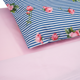 LENJERIE PAT DBL, 100% BBC, 132TC, ROSE