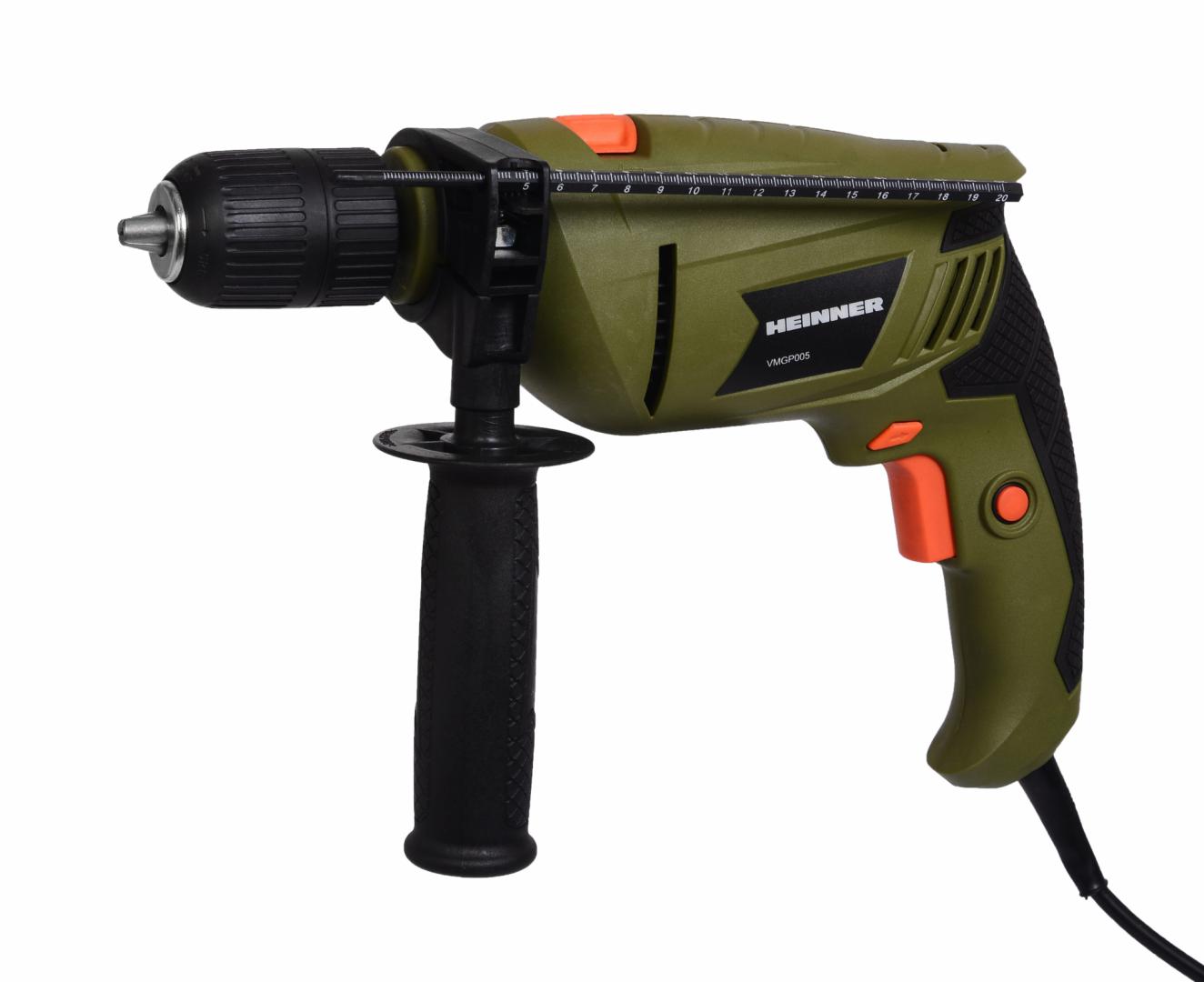 Masina de gaurit cu percutie heinner, 800w 13mm