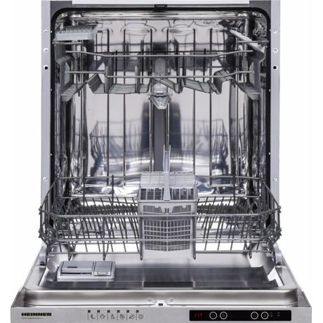 Masina de spalat vase Heinner HDW-BI6614AID+++, Total incorporabila, 14 seturi, 6 programe, Control electronic, 60 cm