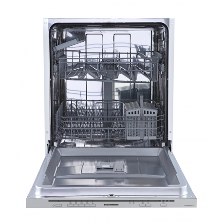Masina de spalat vase incorporabila Heinner HDW-BIM60514E++, Extraload - 14 seturi, clasa energetica E, control electronic, 5 programe de spalare, Aquastop, 60 cm