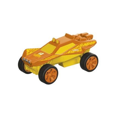 Masinuta Hot Wheels Mondo MDHW512261 PullBack, Portocaliu/Sandivoire, dimensiune 12 x 6.5 x 5.4 cm, 3+