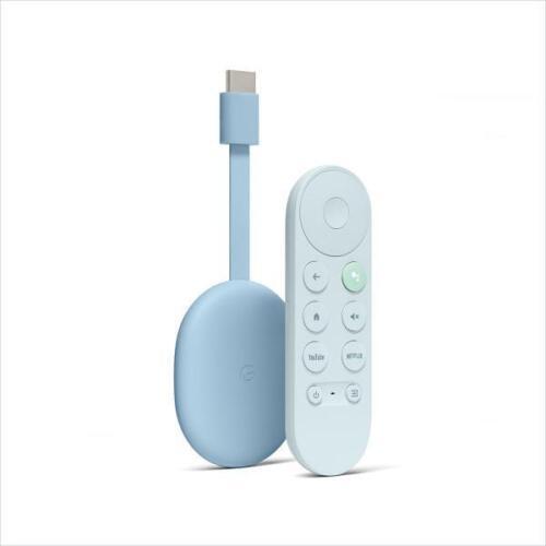 Google Chromecast TV, 4K, HDMI, Bluetooth, Wi-Fi, Blue