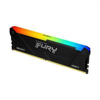 Memorie RAM Kingston Fury Beast RGB, DIMM, DDR4, 16GB, 3600MHz, CL18, 1.35V, RGB Lighting