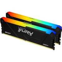 Memorie RAM Kingston Fury Beast, DIMM, DDR4, 16GB, 3200MHz, CL16, 1.35V, Kit of 2