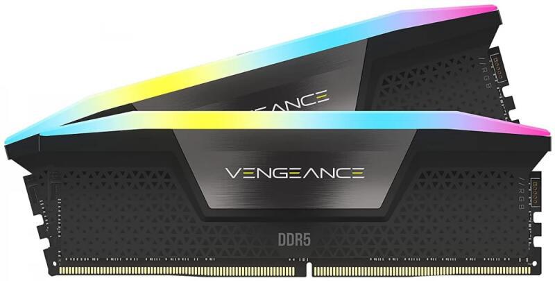 MEMORIE RAM CORSAIR VENGEANCE RGB DDR5 64GB (2X32GB), CL40, 5600MHZ