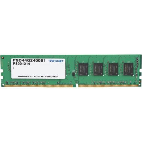 Memorie RAM Patriot, DIMM, DDR4, 4GB, CL 17, 2400MHz