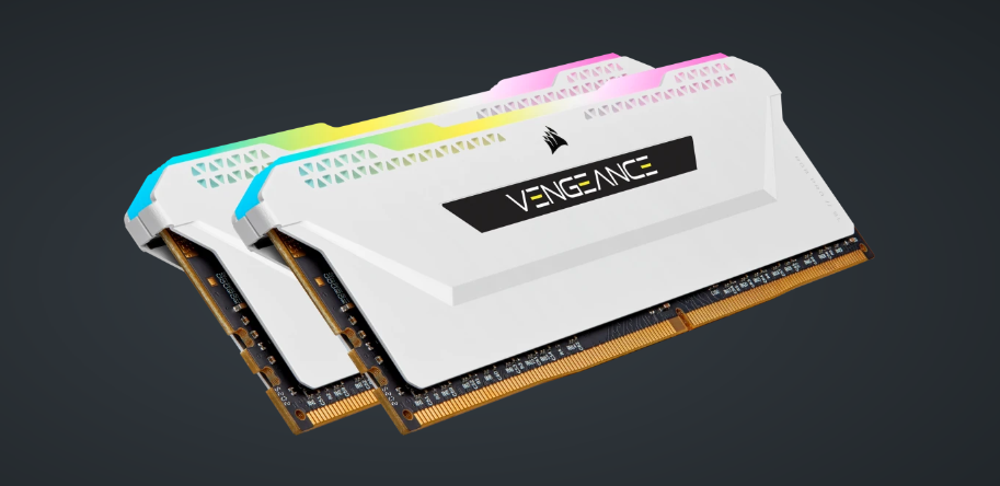 Memorie RAM Corsair Vengeance RGB 16GB (2x8GB), DDR4 3200MHz, C16, 1.35V, white, XMP 2.0