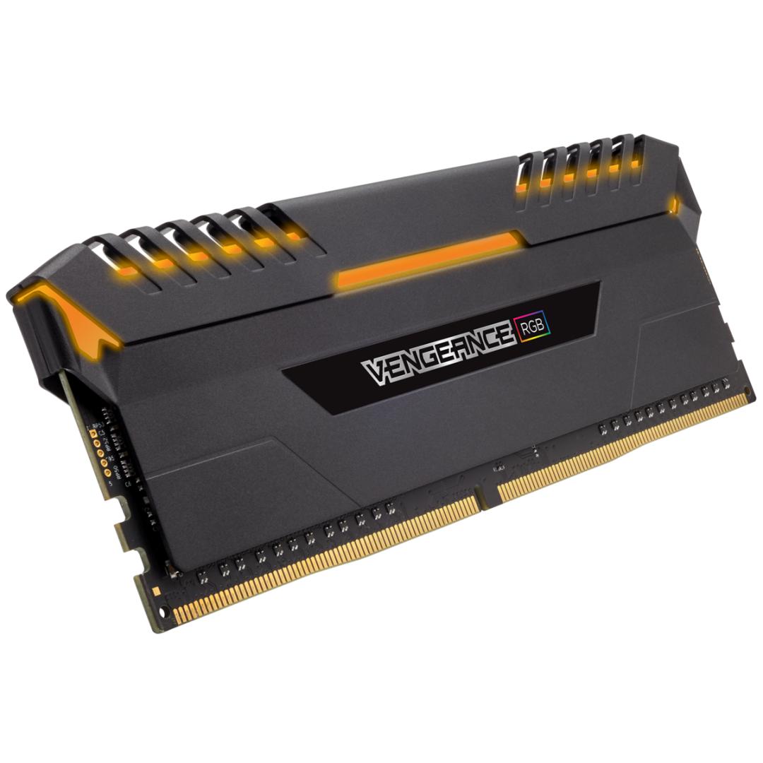 Memorie RAM Corsair VENGEANCE PRO RGB, DIMM, DDR4, 16GB (2x8GB), CL16, 2666MHz