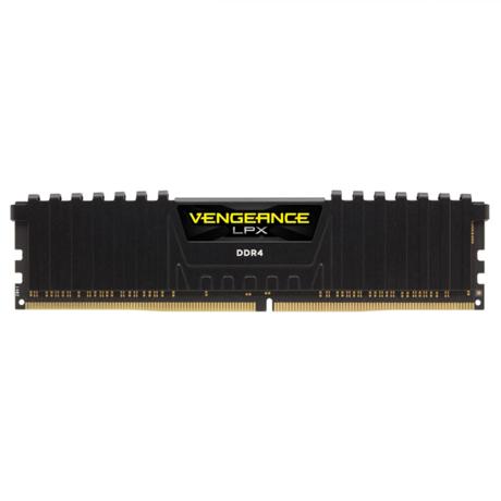 Memorie RAM DIMM Corsair VENGEANCE® 16GB DDR4 DRAM 3600MHz C18 — Black  Fan Included No Memory Series VENGEANCE DDR4 Memory Type DDR4 PMIC Type Overclock PMIC Memory Size 16GB Tested Latency 18-19-19-39 Tested Voltage 1.35V Tested Speed 3600  Memory Color BLACK SPD Latency 18-19-19-39 SPD Speed