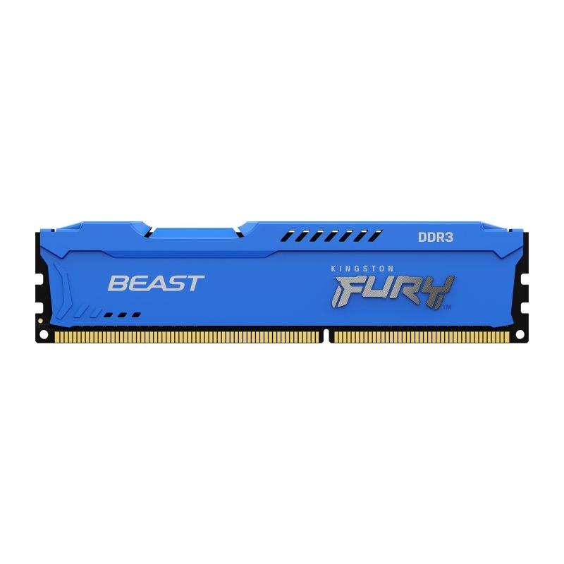 Memorie RAM Kingston Fury Blue, DIMM, DDR3, 4GB, CL10, 1866MHz