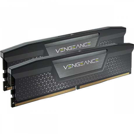 DDR5, 6600MT/s 32GB 2x16GB DIMM, Unbuffered, 38-48-48-106, Std PMIC, XMP 3.0, VENGEANCE DDR5 Black Heatspreader, Black PCB, 1.4V