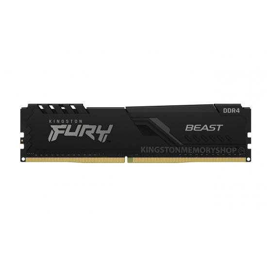 Memorie RAM Kingston Fury Beast, DIMM, DDR4, 32GB, 3200MHz, CL16, 1.35V, Kit of 2