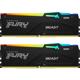 Memorie RAM Kingston FURY Beast RGB, DIMM, 32GB (2x16GB) DDR5, CL38, 4800MHz
