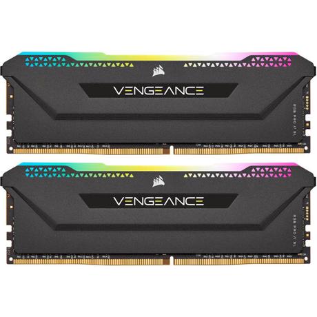 Memorie RAM Corsair Vengeance RGB PRO SL, DIMM, 16GB (8GB x 2), DDR4, CL18, 3600MHz