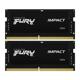 Memorie RAM Kingston Fury Impact, SODIMM, DDR5, 32GB, CL40, 4800MHz