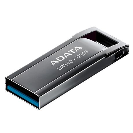 Memorie USB Flash Drive ADATA UR340, 128GB, USB 3.2, black metalic