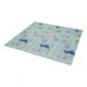Covor de joaca pentru copii U-Grow, din spuma, pliabil, 2 fete, impermeabil, izolant, 180 x 200 x 1 cm