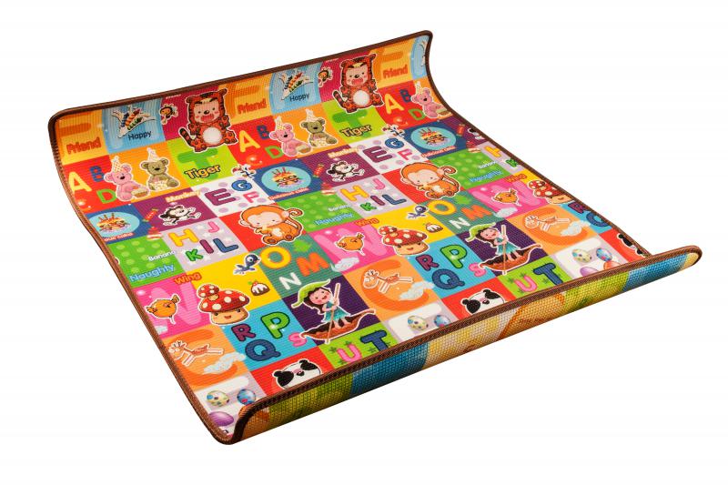 Saltea Educativa U-Grow, UMAT-181510, Pentru copii, Margini tesute, Material: XPE, Dimensiuni: 1.8m*1.5m*1.0cm