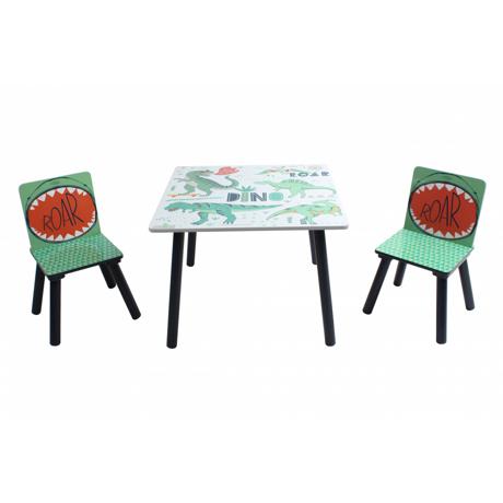 Set 2 scaune + birou U-Grow, Dinozauri