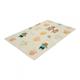 Covor de joaca pentru copii U-Grow, din spuma, pliabil, 2 fete, impermeabil, izolant, 120 x 180 x 1 cm, alfabet