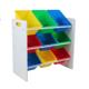 Raft depozitare jucarii cu 9 cosuri multicolore, U-Grow
