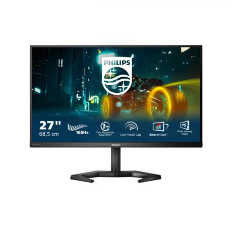 MONITOR Philips 27M1N3200ZA 27 inch, Panel Type: IPS, Backlight: WLED, Resolution: 1920x1080, Aspect Ratio: 16:9,  Refresh Rate:165Hz, Response time GtG: 4ms, Brightness: 250 cd/m², Contrast (static): 1100:1, Contrast (dynamic): Mega Infinity DCR, Viewing  angle: 178º(R/L), 178º(U/D), Color Gamut