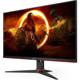 Monitor LED AOC 24G2SAE/BK, 23.8inch, FHD VA, 4 ms, 165Hz, negru