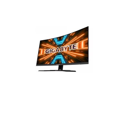 Monitor Gaming Gigabyte M32QC 31.5", ips, 2560 x 1440 (QHD), Non-glare, Brightness, 350 cd/m2 (TYP), Contrast Ratio:3000:1, Viewing Angle: 178° (H)/178°(V), Display Colors: 8 bits, Response Time: 1ms (MPRT), Refresh Rate: 165Hz/OC 170Hz, Flicker-free.