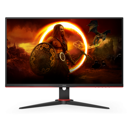 MONITOR AOC 27G2SPAE/BK 27 inch, Panel Type: IPS, Backlight: WLED, Resolution: 1920x1080, Aspect Ratio: 16:9,  Refresh Rate:165Hz, Response time GtG: 4 ms, Brightness: 250 cd/m², Contrast (static): 1100:1, Contrast (dynamic): 80M:1, Viewing angle: 178/178, Color Gamut (NTSC/sRGB/Adobe RGB/DCI-P3)