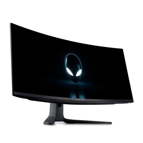 Monitor Dell Gaming Alienware 34'' AW3423DWF, 86.82 cm, Maximum preset resolution: DisplayPort: 3440 x 1440 at 165 Hz, HDMI: 3440 x 1440 at 100 Hz, Screen type Color Active Matrix, Panel technology QD OLED, Backlight OLED, Faceplate coating Anti reflection, Aspect ratio 21:9, Pixel per inch (PPI)