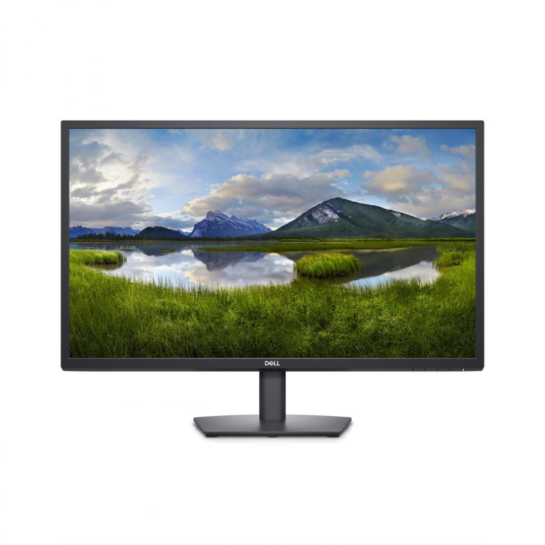 Monitor Dell 27" E2723H, 68.60 cm, Maximum preset resolution: 1920 x 1080 at 60 Hz, Screen type: FHD TFT LCD, Panel type: VA, Backlight: LED edgelight system, Faceplate coating: Anti-glare with 3H hardness, Aspect ratio: 16:9, Pixel per inch (PPI): 81.57, Contrast ratio: 3000 to 1 (typical), Viewing