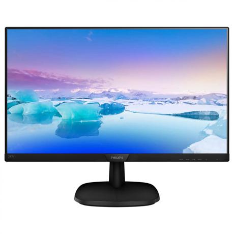 MONITOR Philips 273V7QDAB 27 inch, Panel Type: IPS, Backlight: WLED, Resolution: 1920x1080, Aspect Ratio: 16:9,  Refresh Rate:75Hz, Response time GtG: 4 ms, Brightness: 250 cd/m², Contrast (static): 1000:1, Contrast (dynamic): 10M:1, Viewing angle: 178/178, Color Gamut (NTSC/sRGB/Adobe RGB/DCI-P3)
