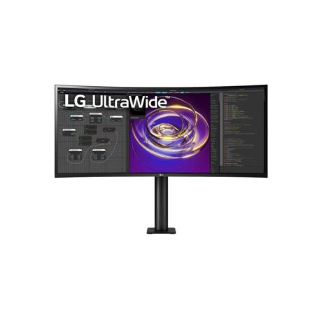 Monitor 34'' LG34WP88CN-B,  21:9 Curved UltraWide™ QHD (3440 x 1440) Monitor Ergo, 34-inch Curved UltraWide™ QHD Display, HDR10, IPS with DCI-P3 95% (Typ.), Extend/Retract, Swivel, Height, Tilt, USB Type-C™, MaxxAudio® (7Wx2) / AMD FreeSync™