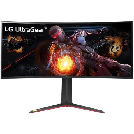 Monitor LED curbat 34" LG UltraGear Gaming Monitor 34GP950G-B, IPS QHD, HDR 600, 21:9, 1 ms, 450 cd/mp, 180Hz, Negru