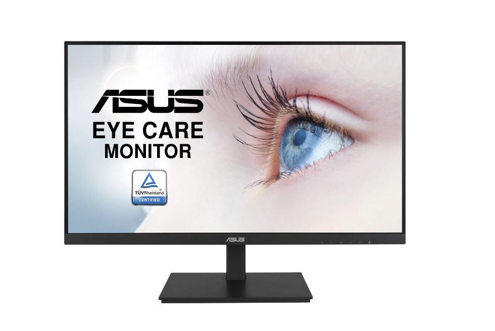 Monitor 23.8" Asus VA24DQSB, 16:9, IPS, FHD 1920* 1080, 250 cd/ mp, 1000:1, 5 ms, 75 HZ, Flicker-free, Low Blue Light, Eye Care+, Adaptive- Sync, boxe 2* 2W, DP, HDMI, VGA, 2x USB 2.0 Type-A, pivot, VESA 100*100, Kensington Lock, culoare negru