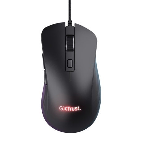 Mouse Trust GXT924 YBAR+ 25600 DPI, negru