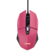 Mouse Trust GXT110W Felox cu fir,  6400 DPI, roz