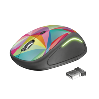 Mouse fara fir Trust Yvi FX Wireless Mouse - multicolor