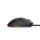 Mouse gaming Serioux Kayel, Senzor Sunplus 199, 800-6400 DPI, switch HUANO, pana la 20 milioane de click-uri, 7 Butoane, 6 moduri de iluminare RGB, cablu USB 1.5M, plug and play, compatibil cu Windows 2000/XP/9X/VISTA/7/8/10