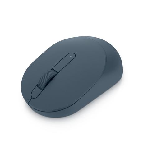 Dell Mobile Wireless Mouse – MS3320W, COLOR: Midnight Green, CONNECTIVITY: Wireless - 2.4 GHz, Bluetooth 5.0, SENSOR: Optical LED, SCROLL: Mechanical, RESOLUTION (DPI): Adjustable via Dell Peripheral Manager - 1000, 1600, 2400, 4000, BUTTONS: 3 (Middle click is programmable), PACKAGE CONTENT: Mouse