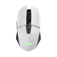 Mouse Trust GXT110W Felox cu fir,  4800 DPI, alb