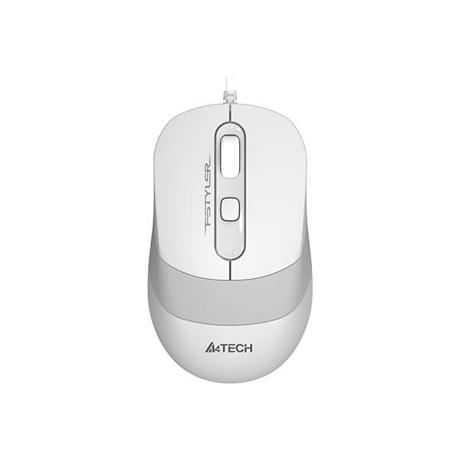 Mouse A4tech FM10, cu fir, alb