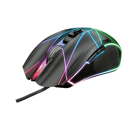 Mouse cu fir GXT 160X, Ture RGB Gaming Mouse, negru