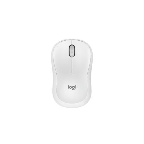 Mouse Logitech MK240 Silent Wireless, optic, interfata Bluetooth, rezolutie 1000 DPI, alb