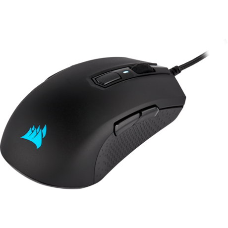 Connectivity  Wired Mouse Compatibility   PC with USB  2.0 port | Windows 10, Windows 8, or Windows 7 | An internet connection is required to download the iCUE software Mouse Warranty  Two years Prog Buttons  8 Sensor Type  Optical CUE Software  Supported in iCUE Game Type  FPS, MOBA Mouse