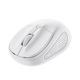 Mouse Trust Wireless Optical rezolutie maxima 1600 DPI, 4 butoane, 2 baterii tip AAA, alb