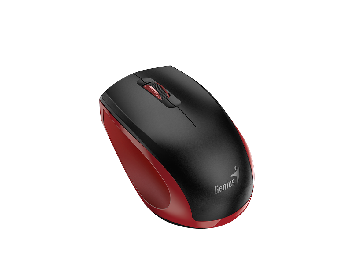 Mouse Genius wireless NX-8006S, wireless, negru-rosu