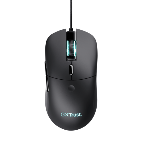 Mouse Trust GXT981 Redex cu fir, USB 2.0, 10000 DPI, negru