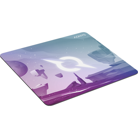 Mousepad AQIRYS Gravity Medium, fabricat din material din microfibra, dimensiuni 450 x 400 x 4 mm, negru