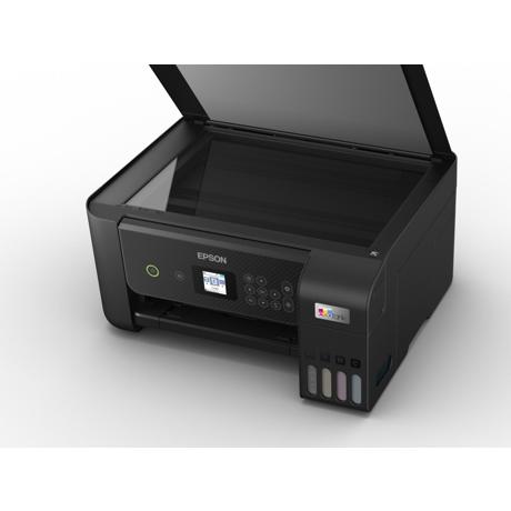 Multifunctional inkjet color Epson EcoTank CISS L3260, dimensiune A4 (Printare,Copiere, Scanare), printare borderless, viteza 33ppm alb- negru, 15ppm color, rezolutie 5760x1440 dpi, alimentare hartie 100 coli, scanner CIS rezolutie 1.200  x 2.400 DPI, interfata: USB ,WI-FI, display 3,7 cm color